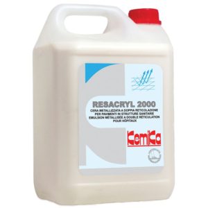 Resacryl 2000 Cera metallizzata a doppia reticolazione per strutture sanitarie