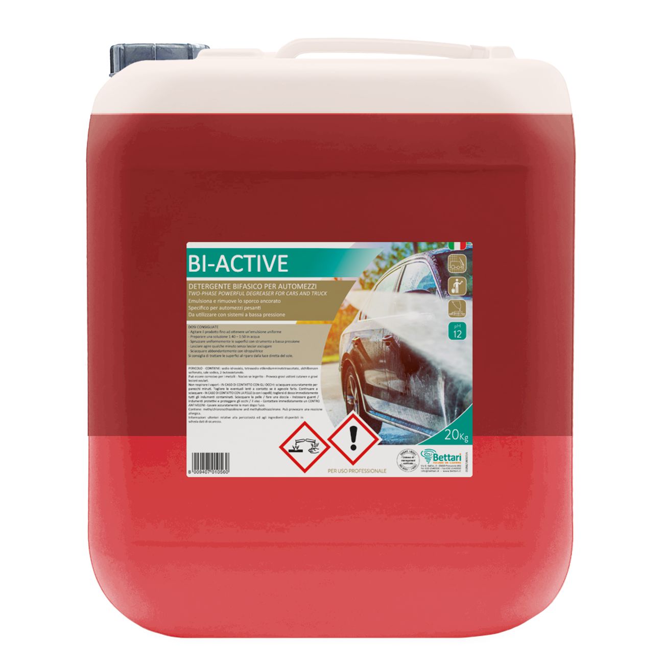 BI-ACTIVE Detergente bifasico per automezzi